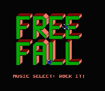 Free Fall (USA) (Proto) screen shot title